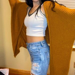 Orange Cardigan // Sweater